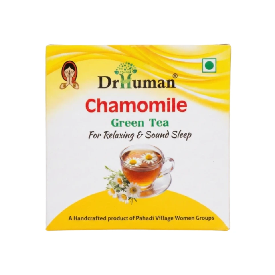 CHAMOMILE GREEN TEA (Detox & Fitness Tea)- Day Tea  50gm (Mono Caton Pack  50gm)